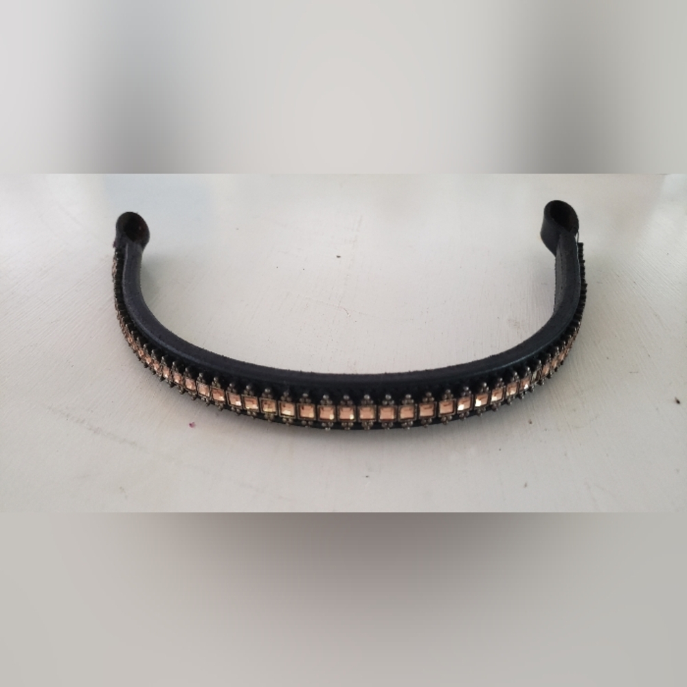 Equine Brow Band, Vintage, 15", Used